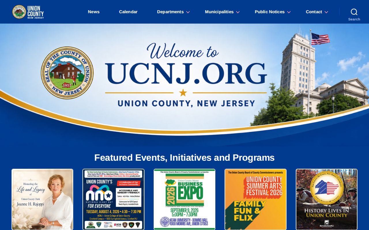 Union County court case lookup government source