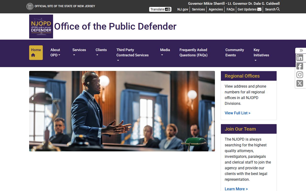 Union County arrest and custody public defender source