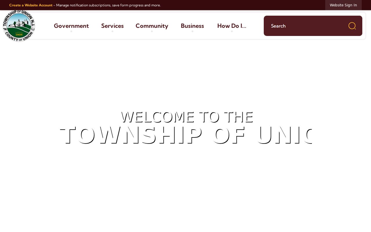 Township of Union criminal records municipal building
