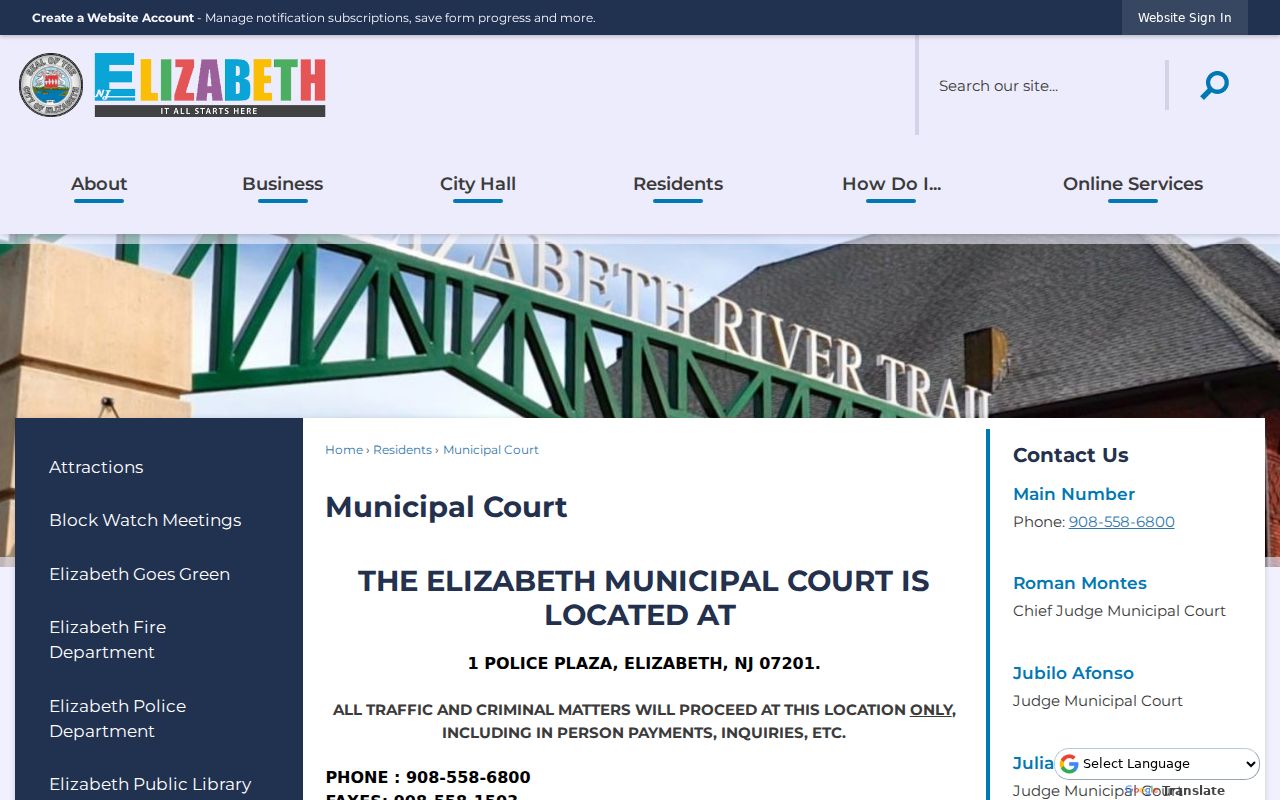Union County sex offender lookup Elizabeth court source